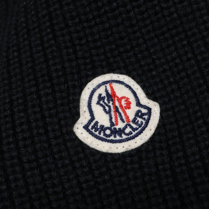 MONCLER D20919402800 Knit Down Hooded Jacket Black Size L