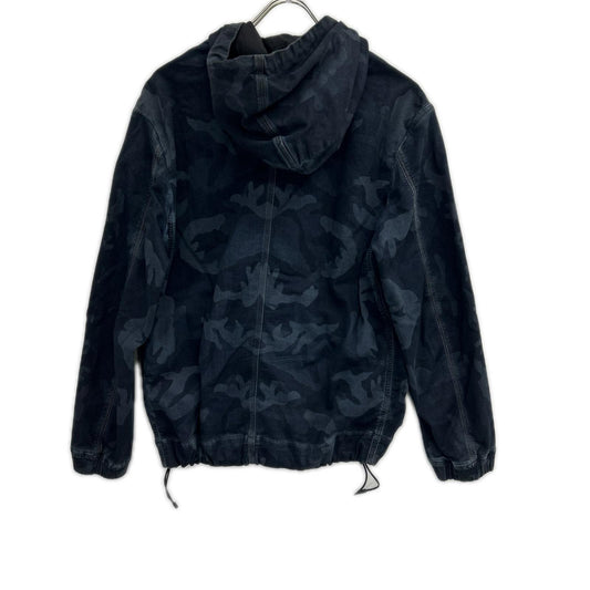 DIESEL Camo Jog Denim Hoodie Indigo Size S