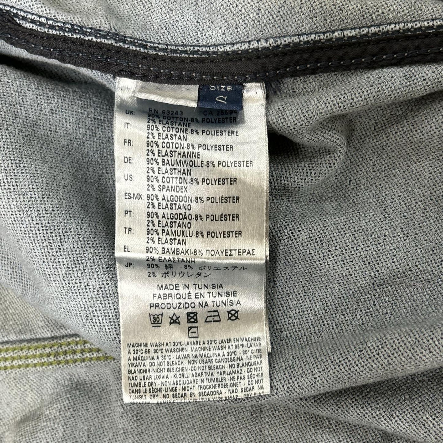 DIESEL Camo Jog Denim Hoodie Indigo Size S