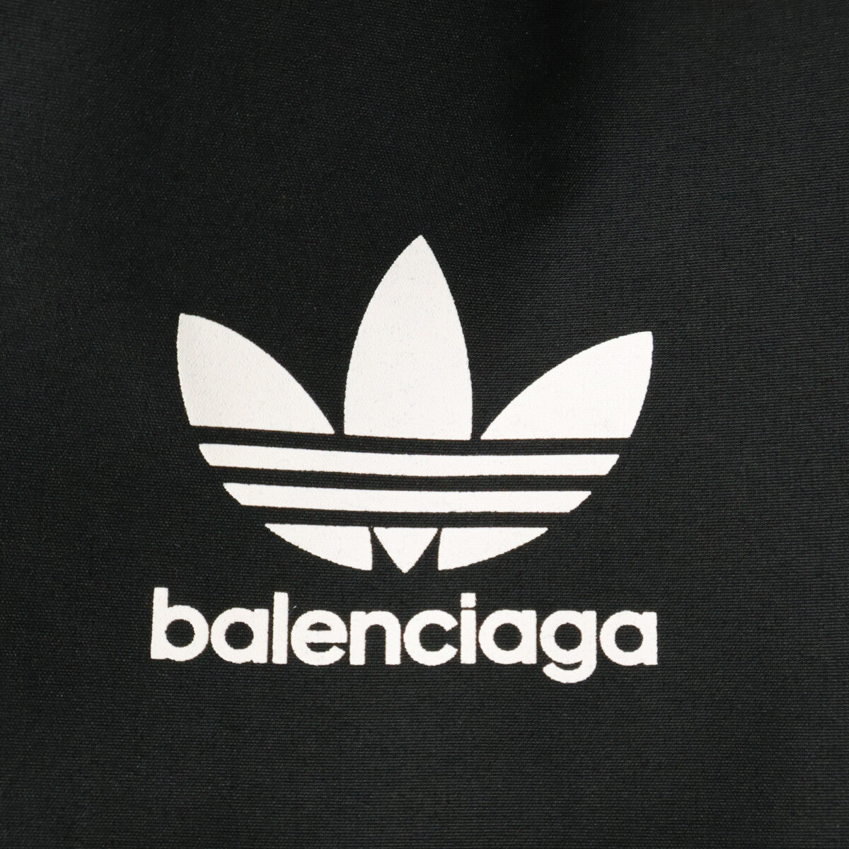 BALENCIAGA x adidas 3-Stripe Belted Hooded Coat Black Size L