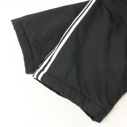 BALENCIAGA x adidas 3-Stripe Belted Hooded Coat Black Size L