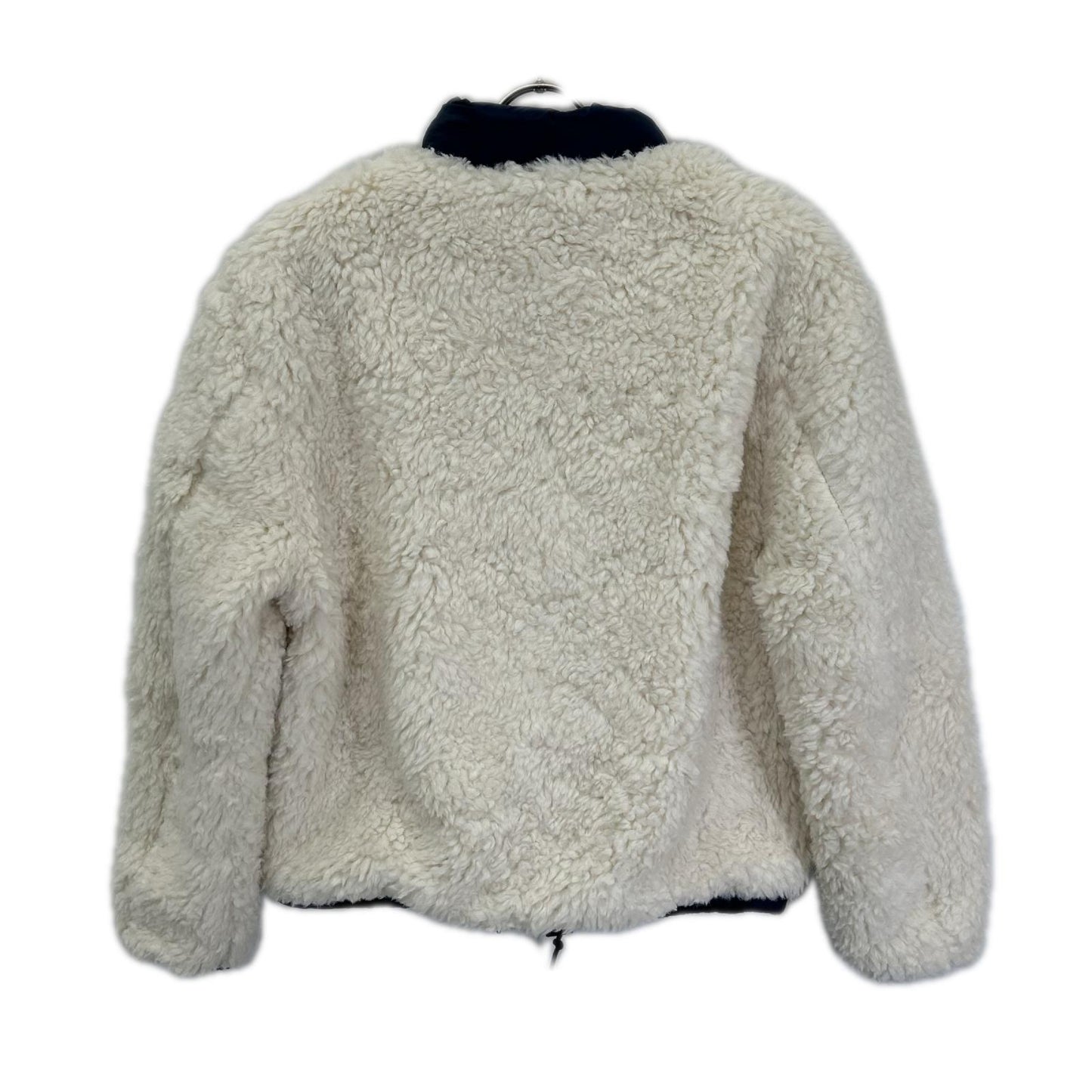 POLObyRalphLauren Navy White Reversible Boa Jacket