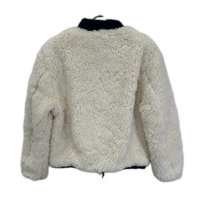 POLObyRalphLauren Navy White Reversible Boa Jacket