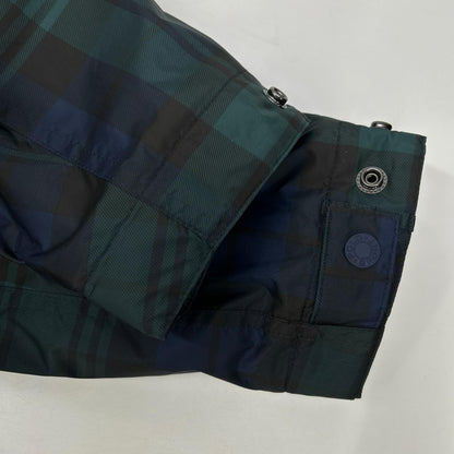PoloSportRalphLauren Green Plaid Nylon Mod Coat
