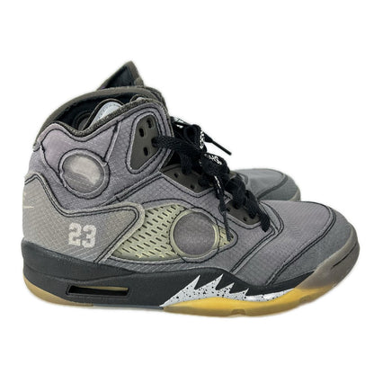 NIKE Air Jordan 5 Retro SP Off-White Sneakers Black Size 6