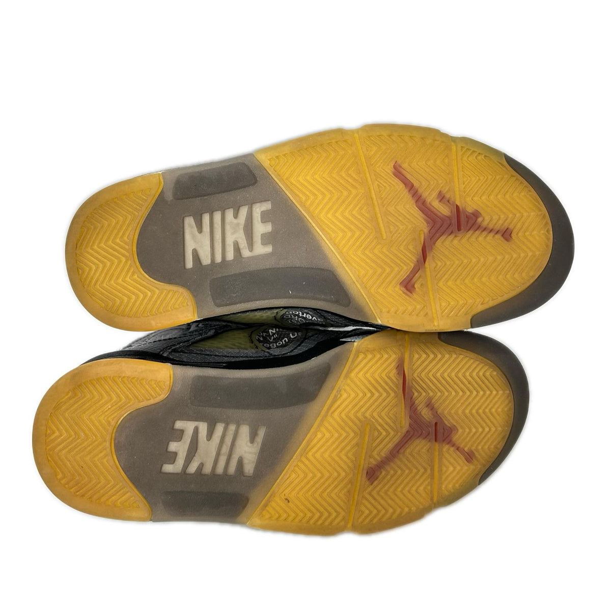 NIKE Air Jordan 5 Retro SP Off-White Sneakers Black Size 6