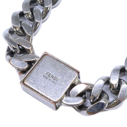 FENDI FF Logo Cuban Chain Necklace Silver/Gold Size ONE SIZE