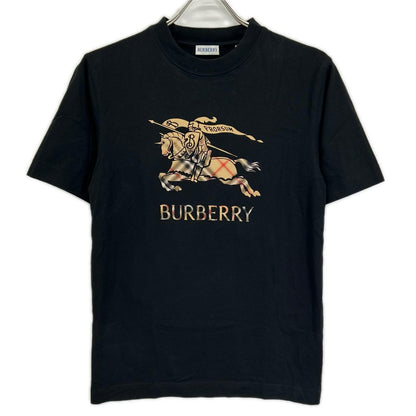 BURBERRY Black Nova Check EKD T-Shirt Size XS