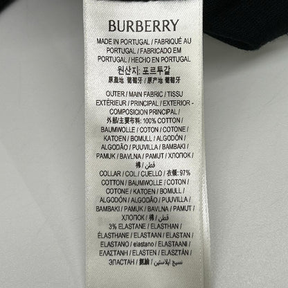 BURBERRY Black Nova Check EKD T-Shirt Size XS