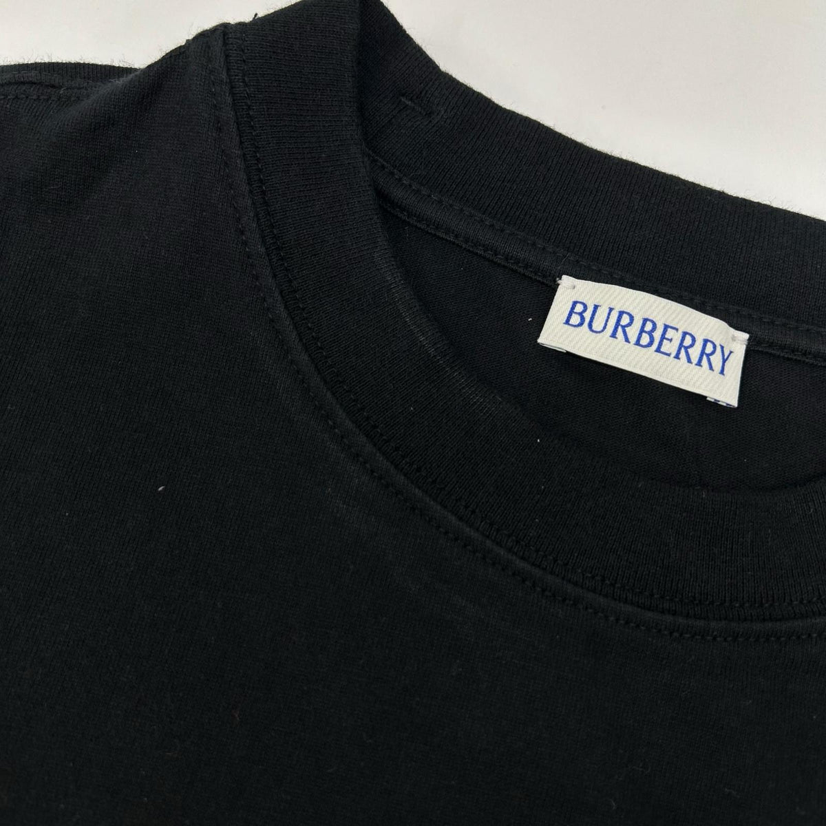 BURBERRY Black Nova Check EKD T-Shirt Size XS