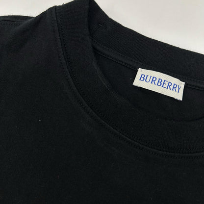 BURBERRY Black Nova Check EKD T-Shirt Size XS