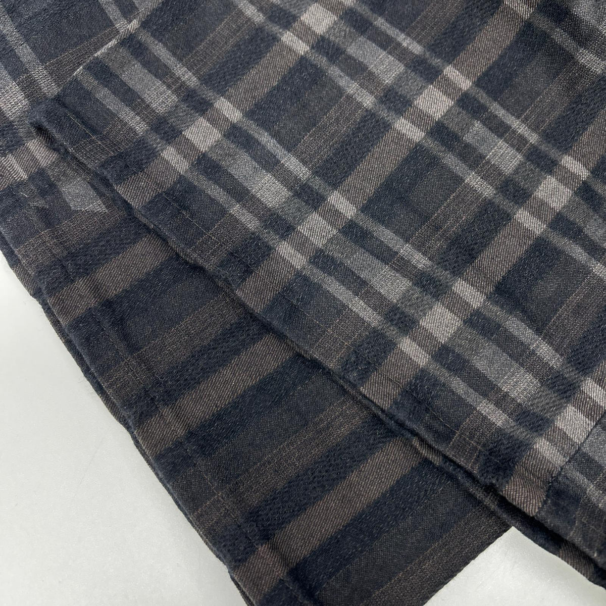 PaulSmith RED EAR Brown Cotton Laser Check Pants Size M