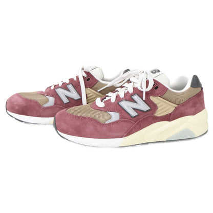 NEW BALANCE Burgundy MT580ECA Suede Mesh Sneakers Size 8