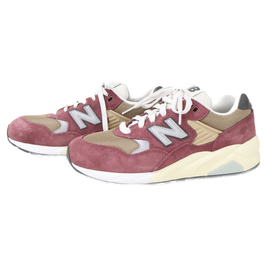 NEW BALANCE Burgundy MT580ECA Suede Mesh Sneakers Size 8