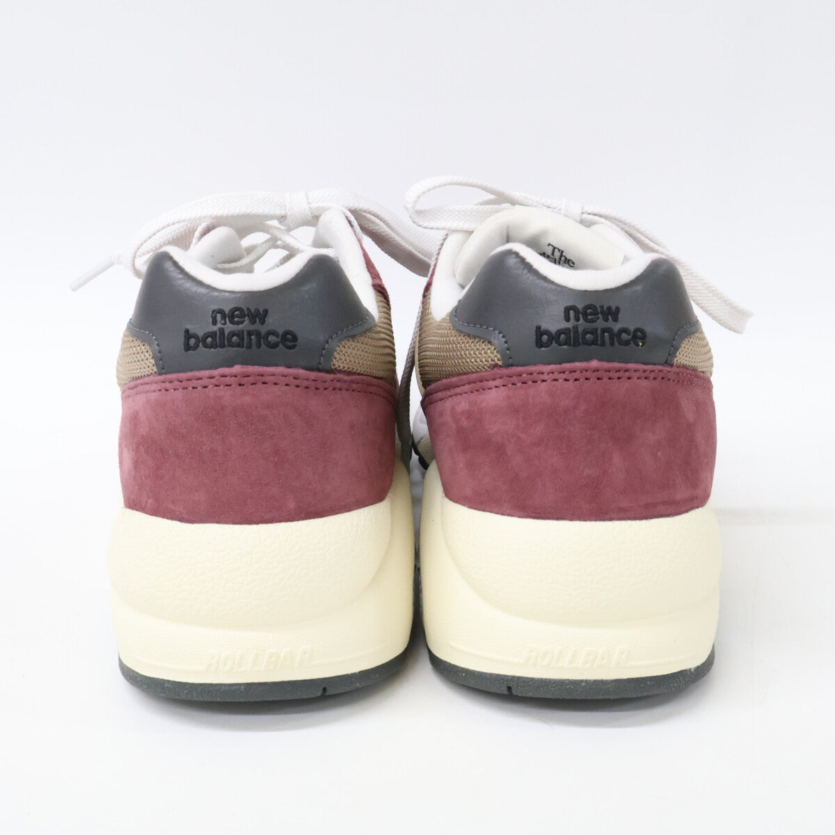NEW BALANCE Burgundy MT580ECA Suede Mesh Sneakers Size 8
