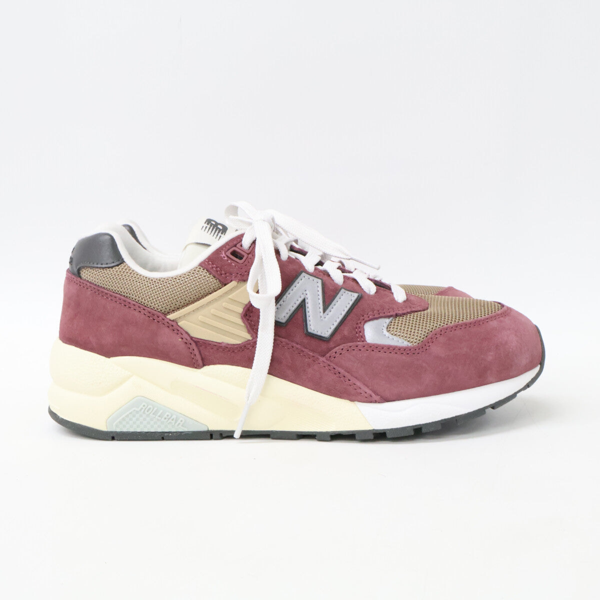 NEW BALANCE Burgundy MT580ECA Suede Mesh Sneakers Size 8