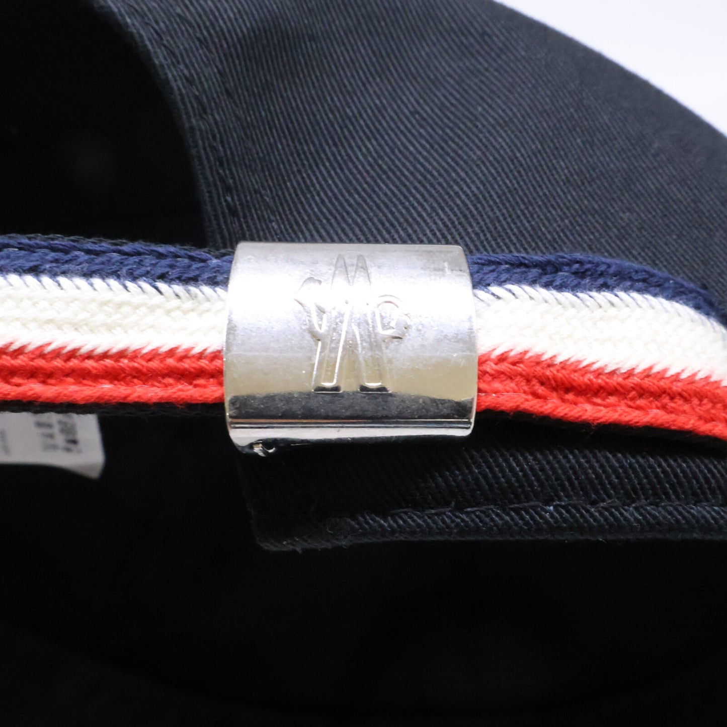 MONCLER 2023 Logo Patch 6 Panel Baseball Cap Black