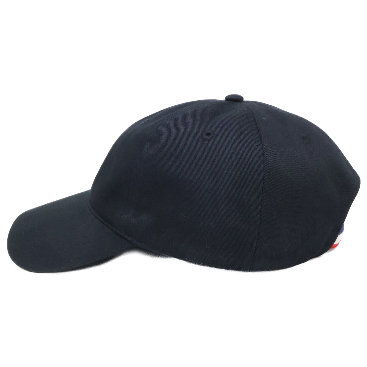MONCLER 2023 Logo Patch 6 Panel Baseball Cap Black