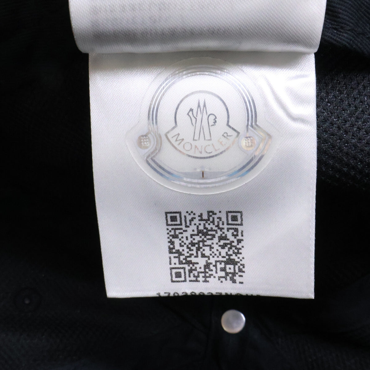 MONCLER 2023 Logo Patch 6 Panel Baseball Cap Black