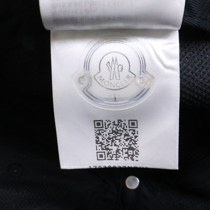 MONCLER 2023 Logo Patch 6 Panel Baseball Cap Black