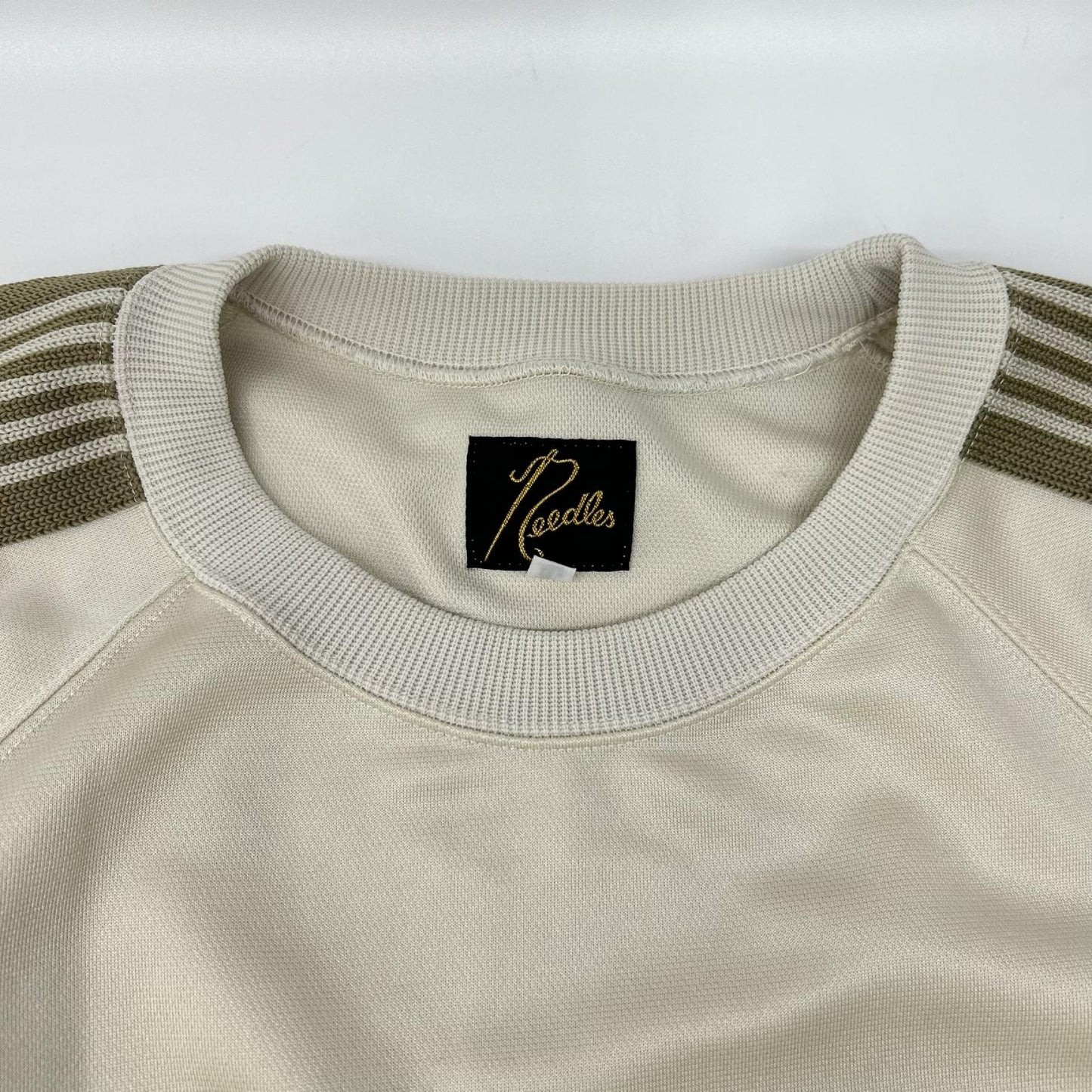 needles B'2nd Track Poly Smooth T-Shirt Beige Size XL