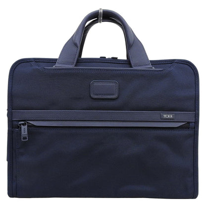 TUMI Alpha3 Slim Nylon Briefcase Navy