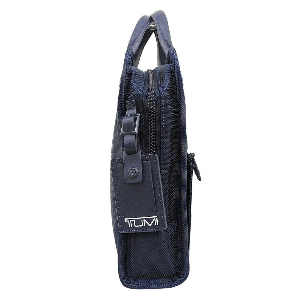TUMI Alpha3 Slim Nylon Briefcase Navy