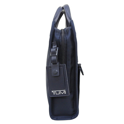 TUMI Alpha3 Slim Nylon Briefcase Navy