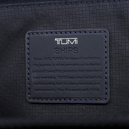 TUMI Alpha3 Slim Nylon Briefcase Navy