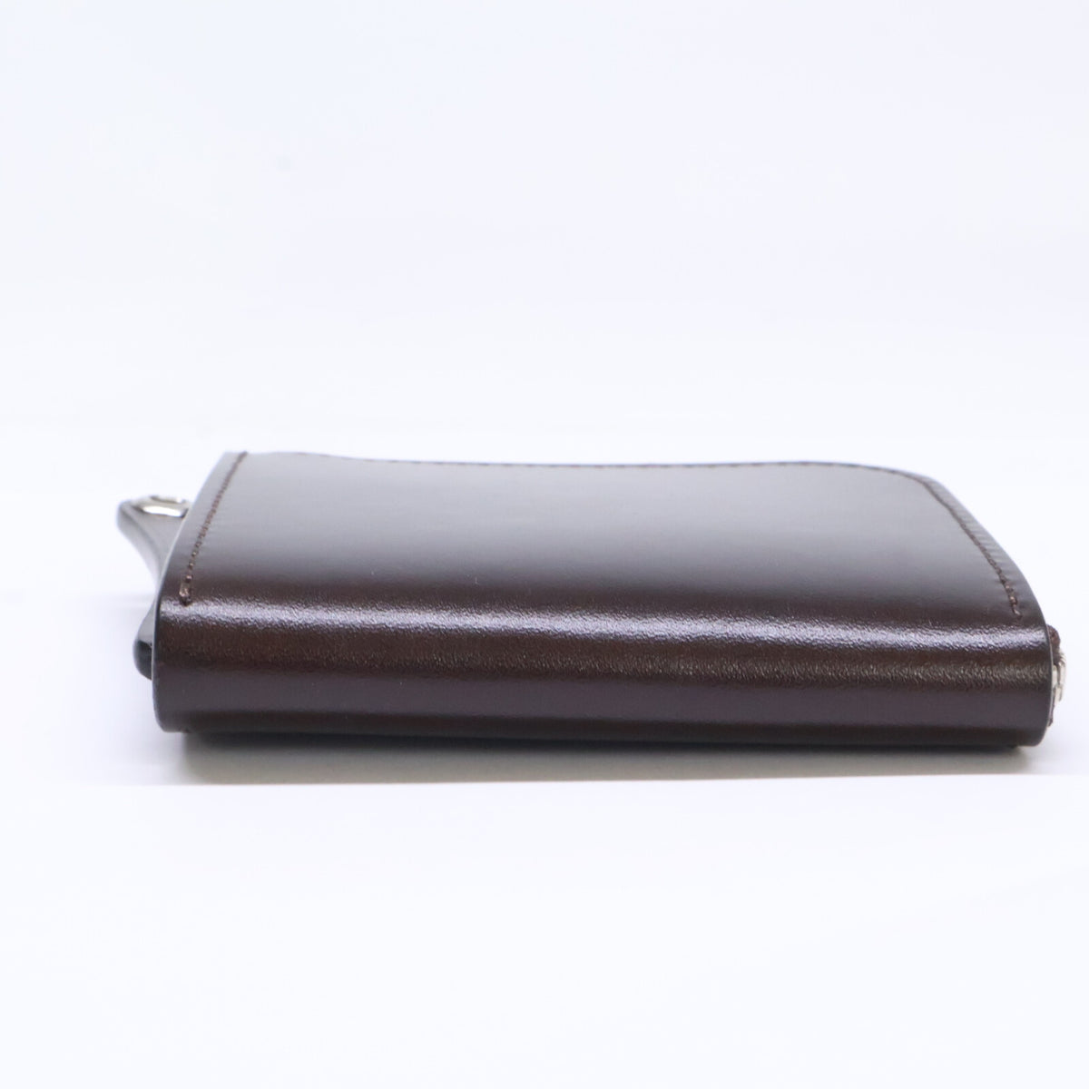 WILDSWANS ALARD Saddle Pull-up L-Zip Wallet Brown