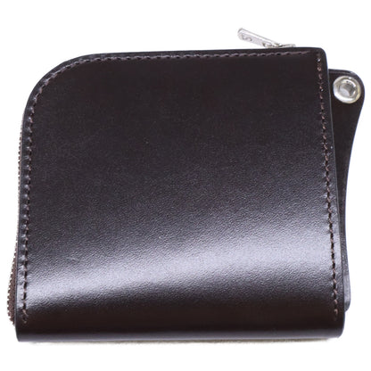 WILDSWANS ALARD Saddle Pull-up L-Zip Wallet Brown