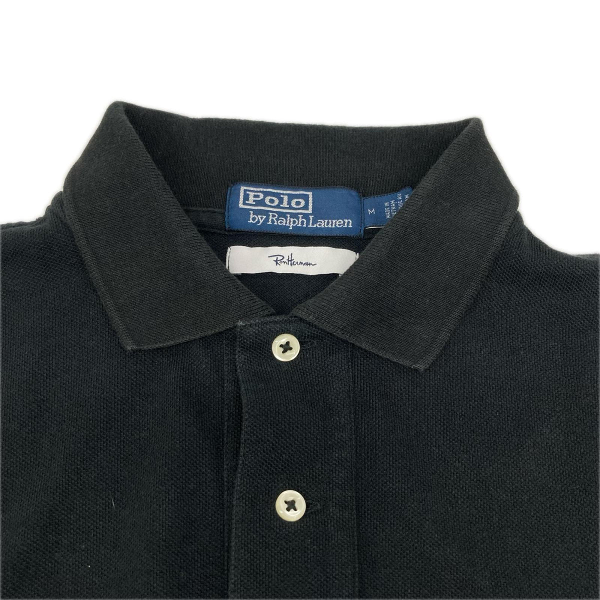 POLObyRalphLauren x Ron Herman Black Cotton Polo Size M