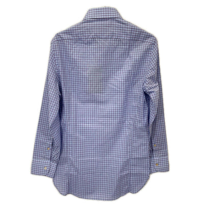 GUCCI Blue Check GG Marmont Long Sleeve Shirt Size 15