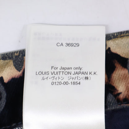 Louis Vuitton 24' Monogram Bleach Velour Pants Navy Size 34
