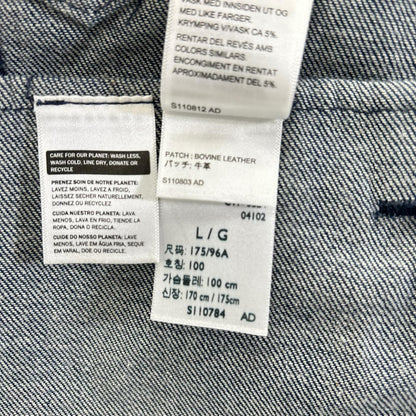 LEVI'S Blue Tab Type III Cotton Trucker Jacket Indigo Size L