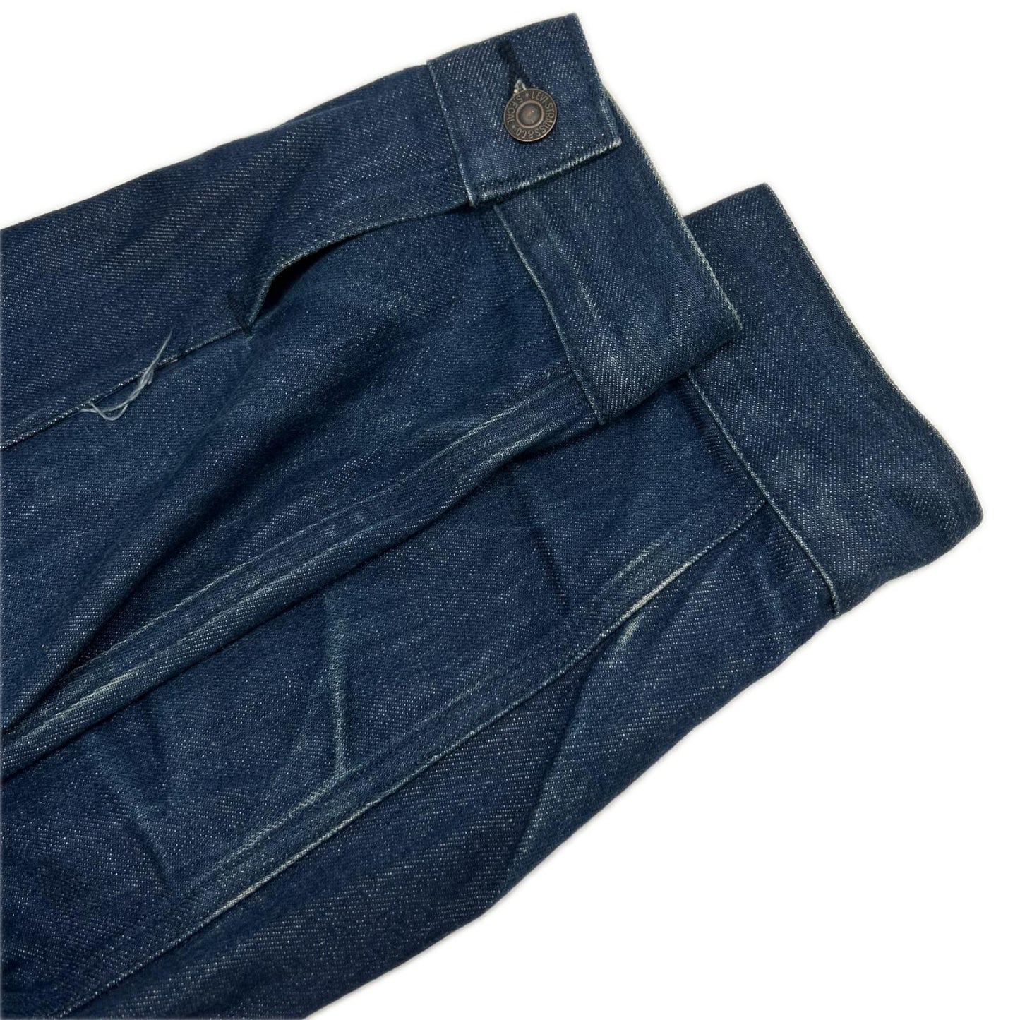 LEVI'S Blue Tab Type III Cotton Trucker Jacket Indigo Size L