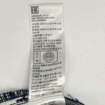 LEVI'S Blue Tab 505 Regular Fit Jeans Indigo Size 33×32