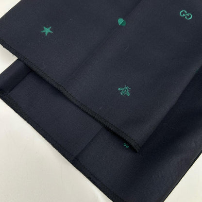 GUCCI Michele Era Wool GG Embroidered Trousers Size 7-44R