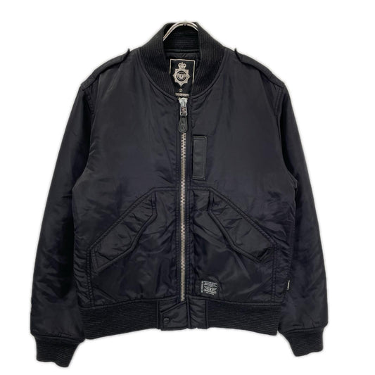 NEIGHBORHOOD Nylon Bomber Jacket Black