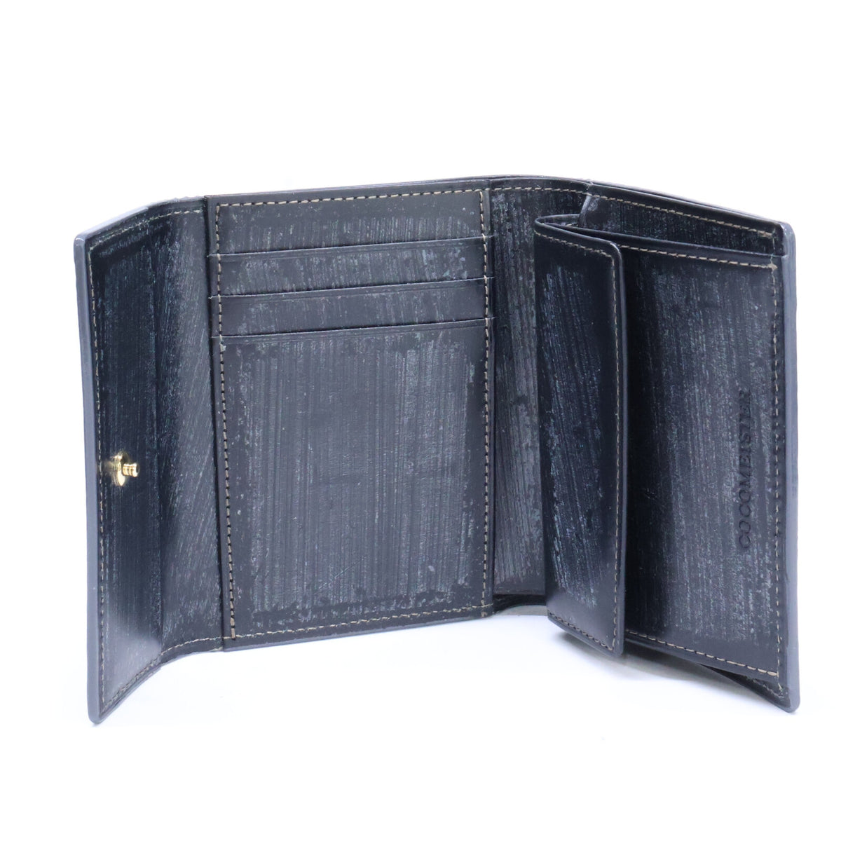 COCOMEISTER Good Old Rotate Nubuck Trifold British Sky Wallet