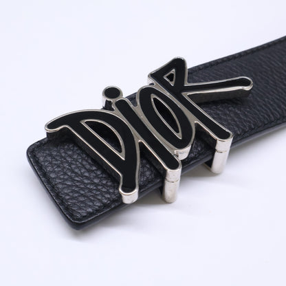 DIOR 20AW x Shawn Stussy Reversible Leather Belt