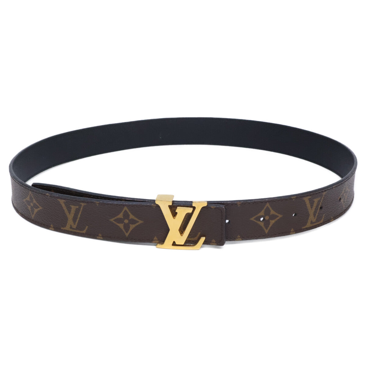 LOUIS VUITTON M9453 LV Initial Belt Brown Size 80/32