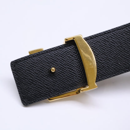 LOUIS VUITTON M9453 LV Initial Belt Brown Size 80/32