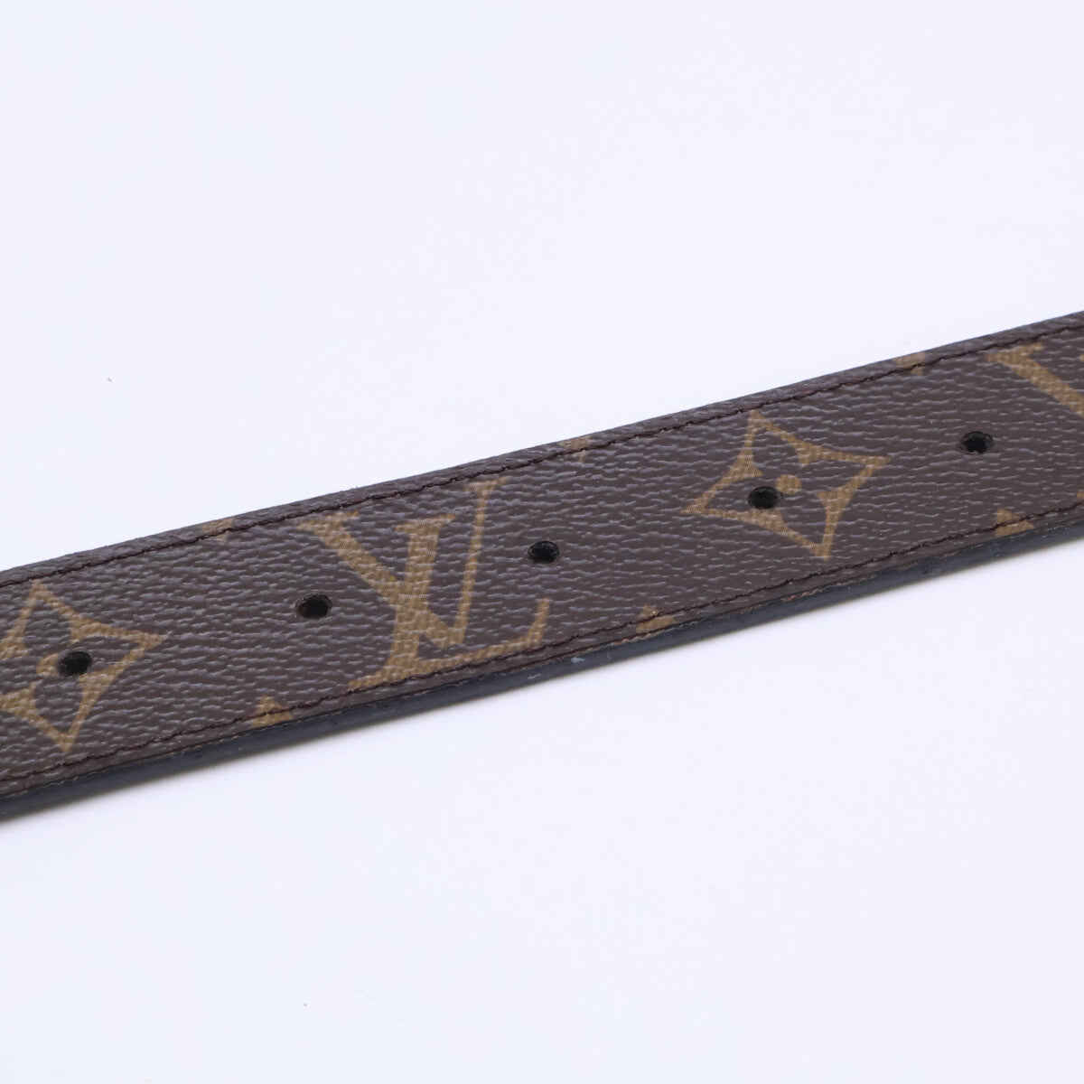 LOUIS VUITTON M9453 LV Initial Belt Brown Size 80/32