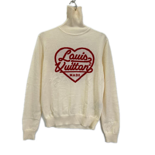 LOUIS VUITTON x NIGO Ivory Wool Turtleneck Sweater Size XS