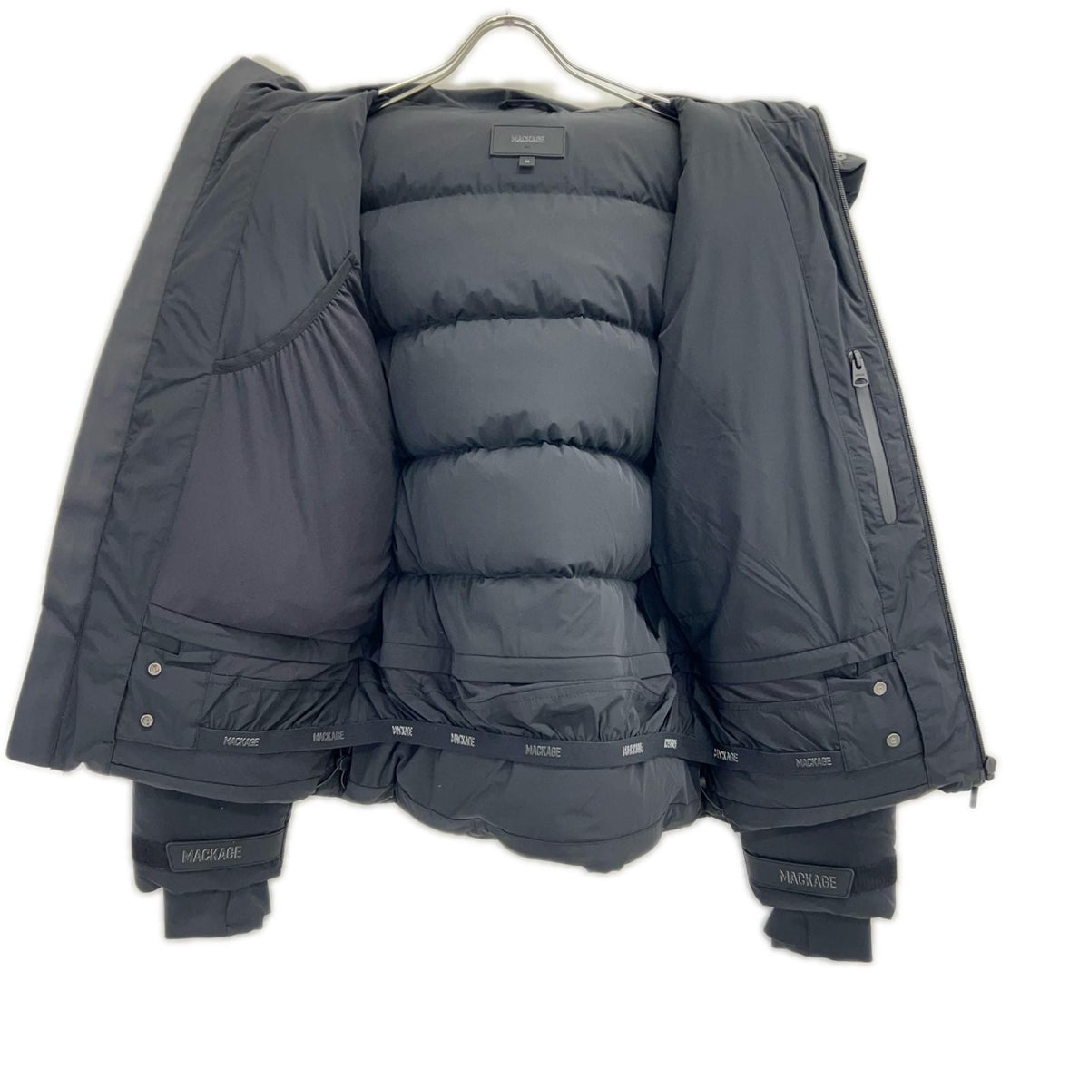 Mackage SAMUEL-SKI Nylon Down Jacket Black Size 38