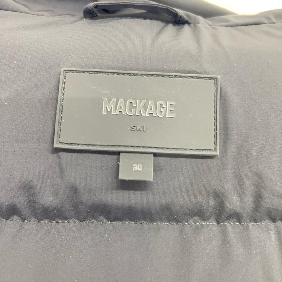 Mackage SAMUEL-SKI Nylon Down Jacket Black Size 38