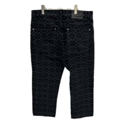 COACH Black Signature Denim Jeans Size 34
