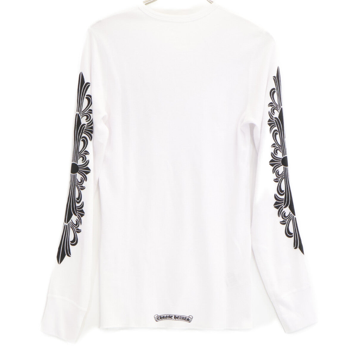 Chrome Hearts Horseshoe Thermal Long Sleeve T-Shirt White Size M