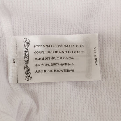 Chrome Hearts Horseshoe Thermal Long Sleeve T-Shirt White Size M